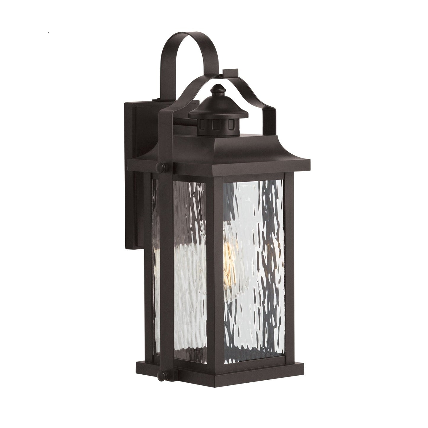 Kichler Linford 17.25-in H Olde Bronze Outdoor Wall Lantern, Medium Base (E-26)