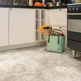 TrafficMASTER Modular Natural Slate Vinyl Sheet, Sold by 12 ft. Wide x Custom Length