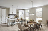 Kichler Stetton 5-Light Distressed Gray Farmhouse Chandelier