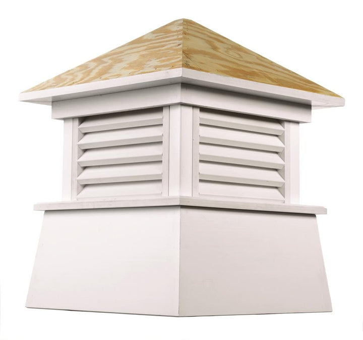 Good Directions Newtown 26-in x 32-in White Vinyl Cupola with Wood Roof