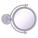 Allied Brass 8-in x 10-in Polished Chrome Double-Sided 2x Magnifying Wall-Mounted Vanity Mirror