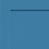 JELD-WEN Madison 24-in x 80-in Blue Heron 1-Panel Square Prefinished Molded Composite Bifold Door (Hardware Included)