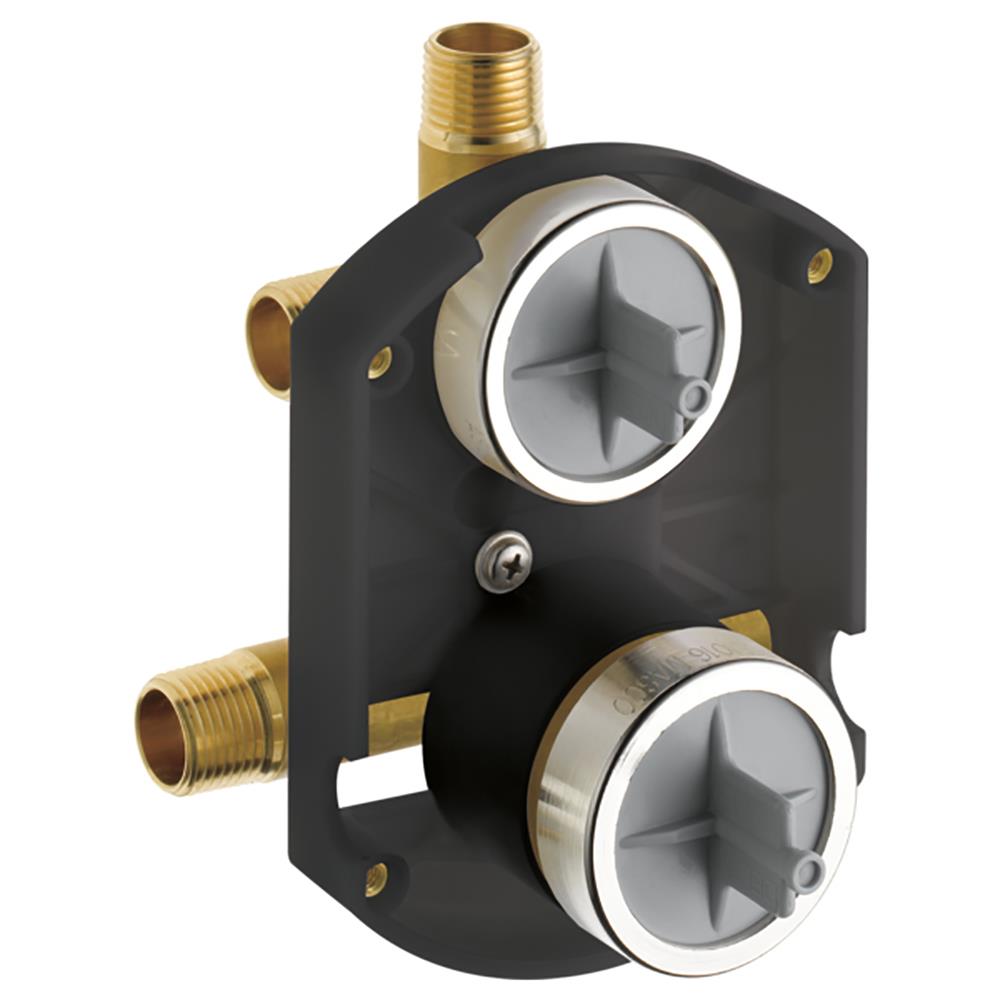 DELTA Linden Venetian Bronze Shower Bar System with 3-Way Diverter, 4.94-in Showerhead (Pressure-Balanced Valve Included)