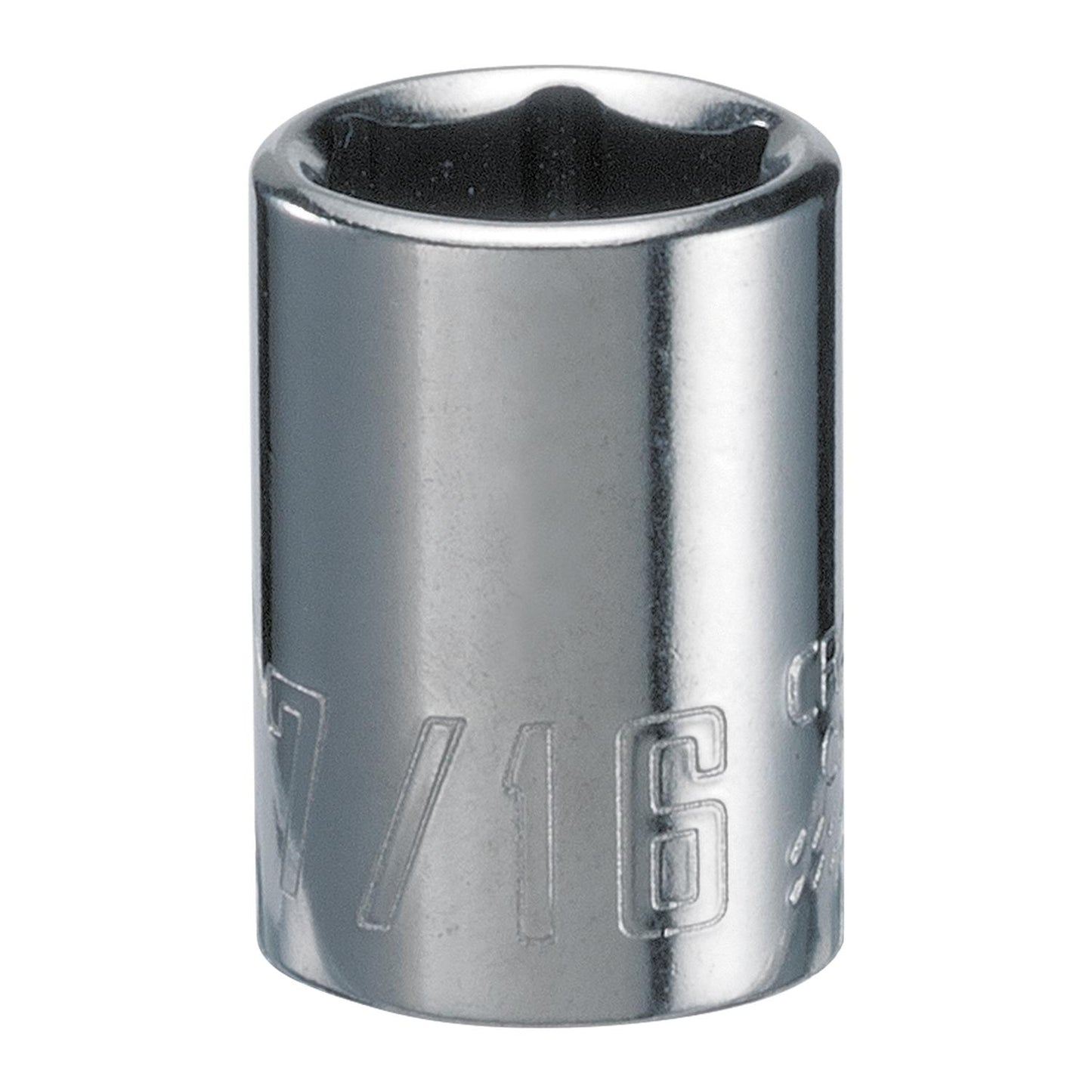 Craftsman 7/16 in. SAE 6 Point Shallow Socket - 1/4 in. Drive