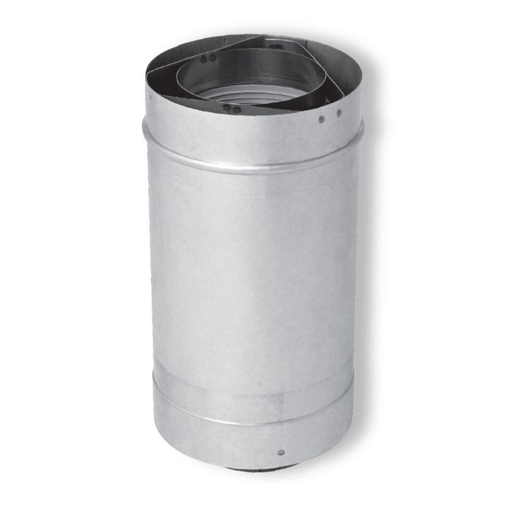 12 in. Vent Length 3 x 5 in. Stainless Steel Concentric Vent for Rheem Indoor Tankless Gas Water Heaters - Super Arbor