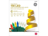 GE Color Choice 150-Count 49.6-ft Multi-function Color Changing LED Plug-In Christmas String Lights
