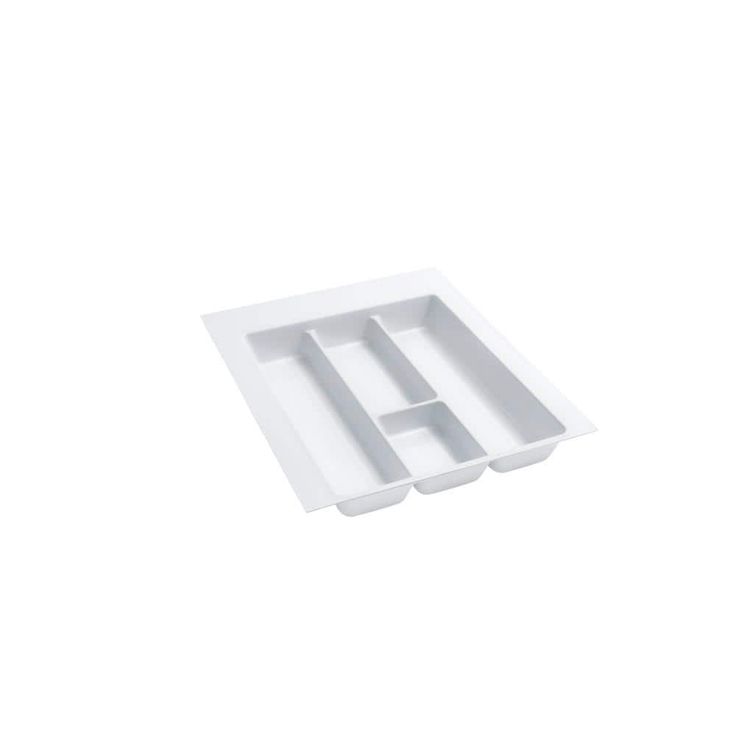 Rev-A-Shelf 21.25-in x 17.5-in Plastic Cutlery Insert Drawer Organizer