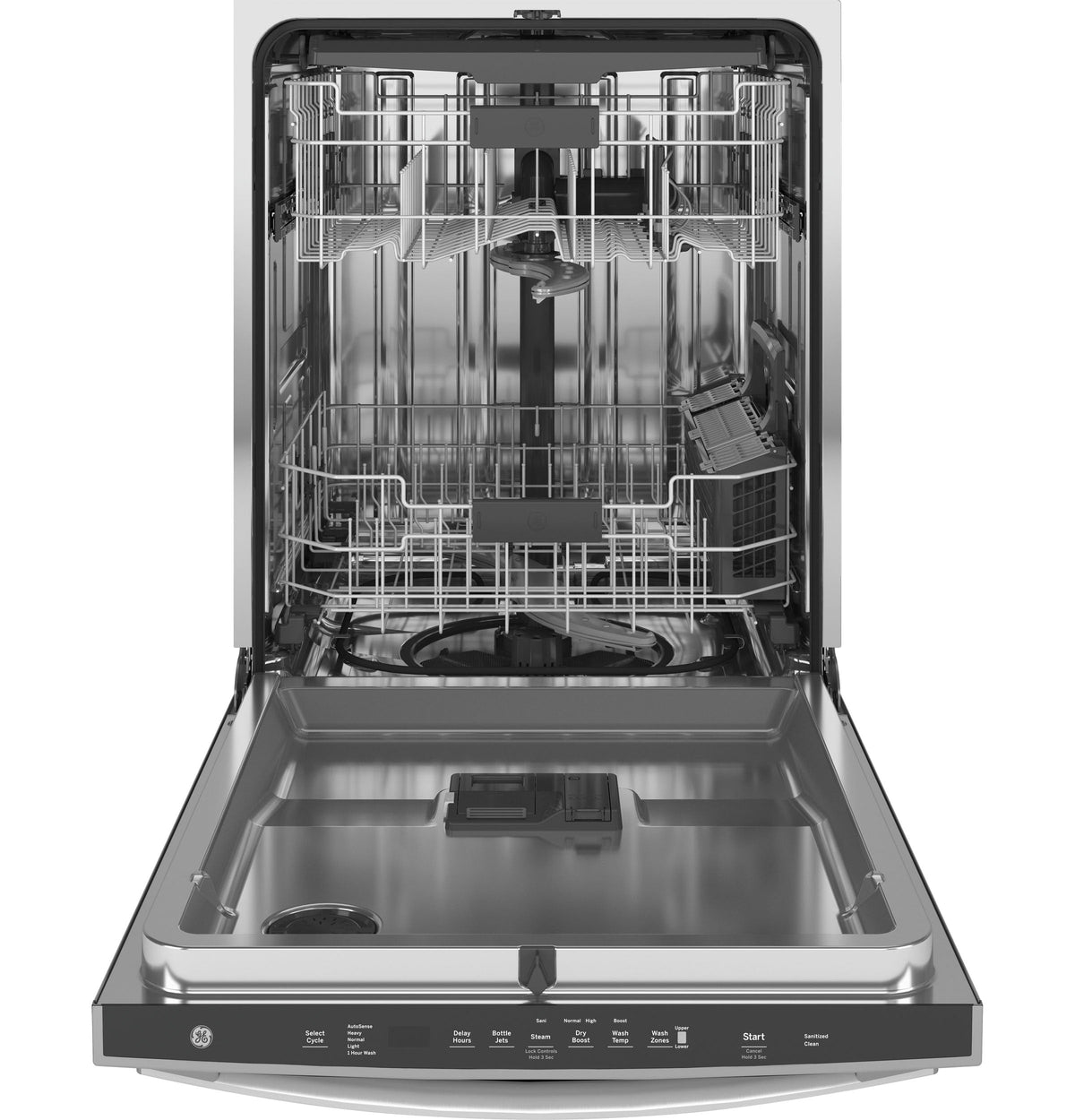 GE Dry Boost 46-Decibel Top Control 24-in Built-In Dishwasher (Fingerprint-Resistant Stainless Steel) ENERGY STAR