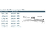 Good Directions Manchester Cupola with Copper Eagle Weathervane, 26-in x 58-in, White Vinyl with 24-Gauge Copper Roof