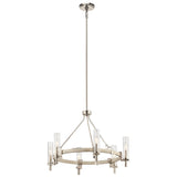 Kichler Telan 6-Light Off-white Farmhouse Chandelier