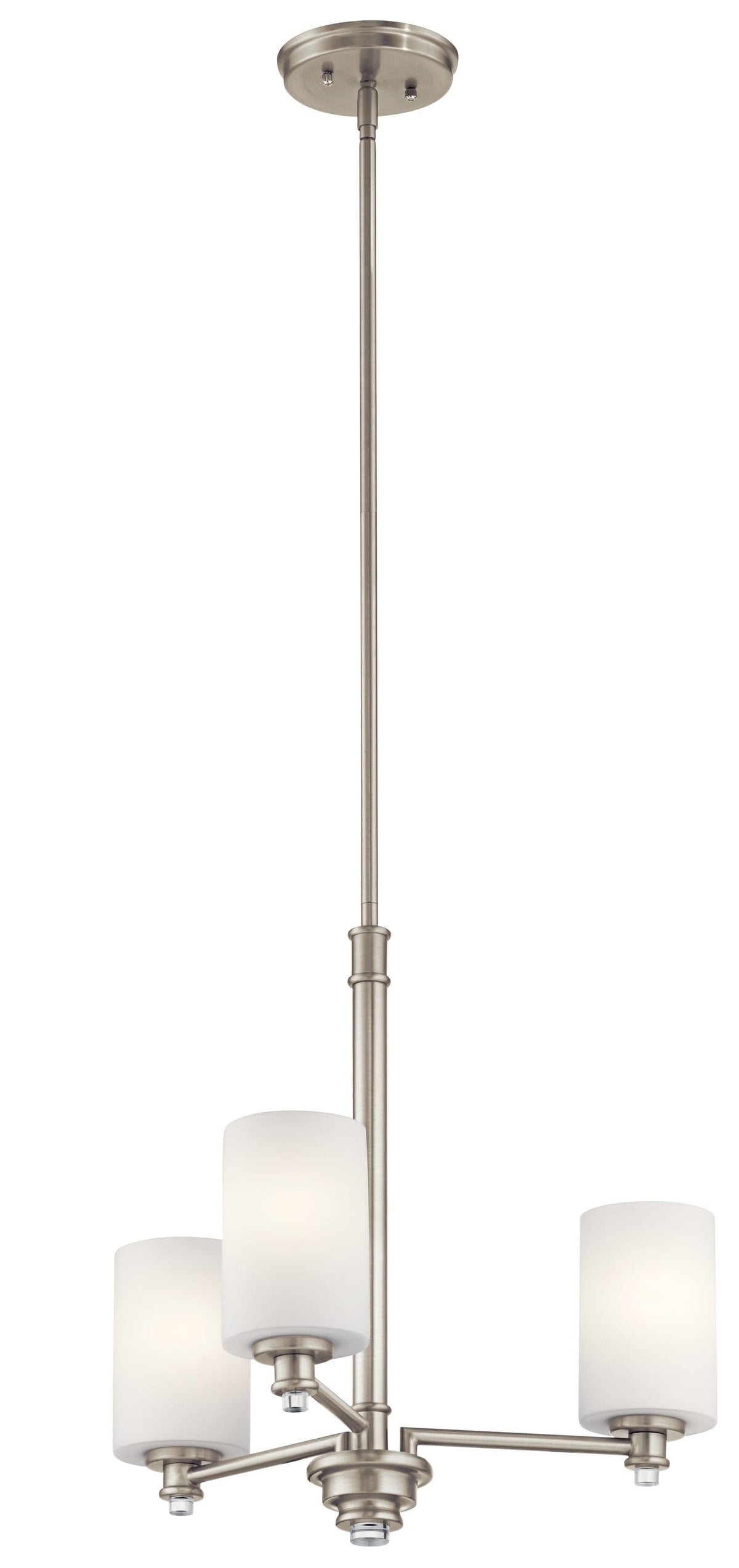 Kichler Joelson 3-Light Brushed Nickel Transitional Chandelier