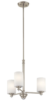 Kichler Joelson 3-Light Brushed Nickel Transitional Chandelier