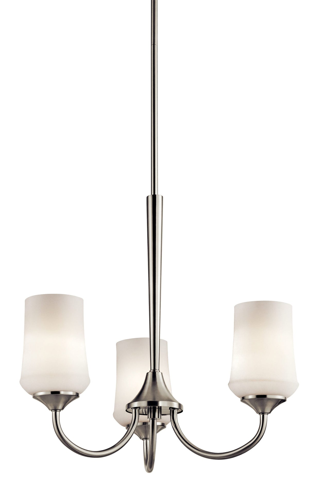 Kichler Aubrey 3-Light Nickel Transitional Chandelier