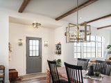 Kichler Peyton 5-Light Off-white Farmhouse Chandelier