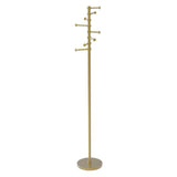 Allied Brass Satin Brass Freestanding Towel Rack, 60-in Height