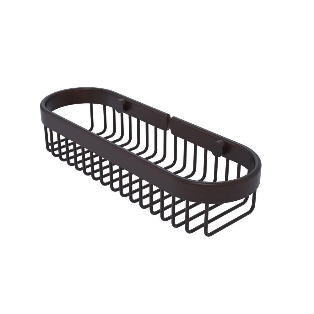 Allied Brass Oval Toiletry Wire Basket in Venetian Bronze