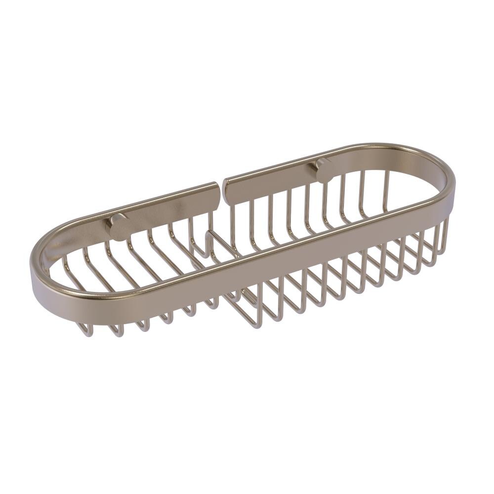 Allied Brass Combination Wire Basket in Antique Pewter