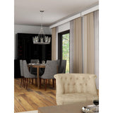 Progress Lighting Tiana 5-Light Brushed Nickel Coastal Chandelier