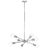 Kichler Armstrong 8-Light Chrome Mid-century Chandelier
