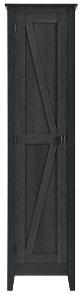 Ameriwood Home Winthrop Rustic Black Oak Reclaimed Wood Pantry