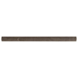 American Olean Genuine Stone Espresso Marble Pencil Liner Tile, Honed (1/2-in x 12-in)