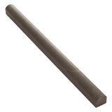 American Olean Genuine Stone Espresso Marble Pencil Liner Tile, Honed (1/2-in x 12-in)