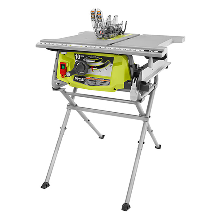 RYOBI 15 Amp 10 in. Table Saw with Folding Stand (RTS12)