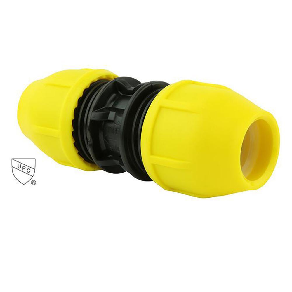 Underground 3/4 in. x 100 ft. IPS Polyethylene Gas Pipe New Install Kit, Two 3/4 in. Couplers, Two 3/4 in. Meter Risers - Super Arbor