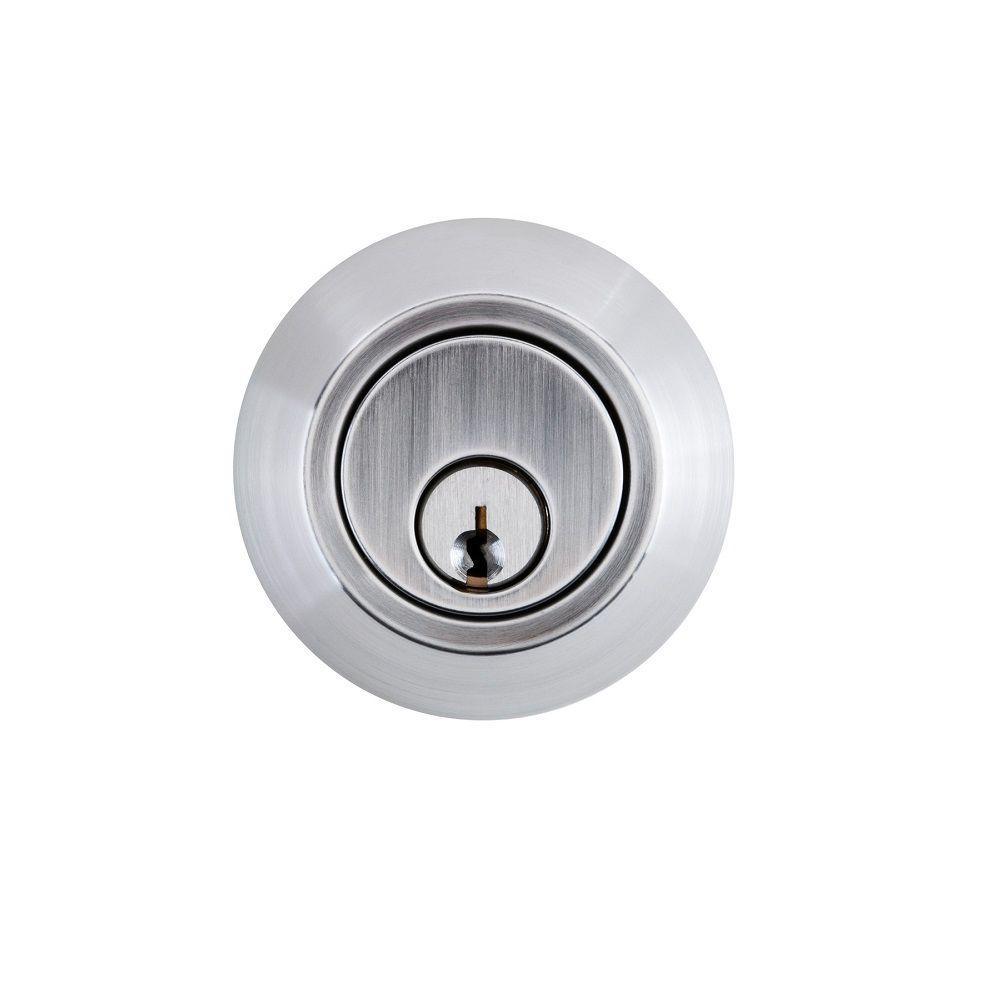 Heavy Duty Commercial Satin Chrome Entry Lever with Single Cylinder Deadbolt Combo - Super Arbor