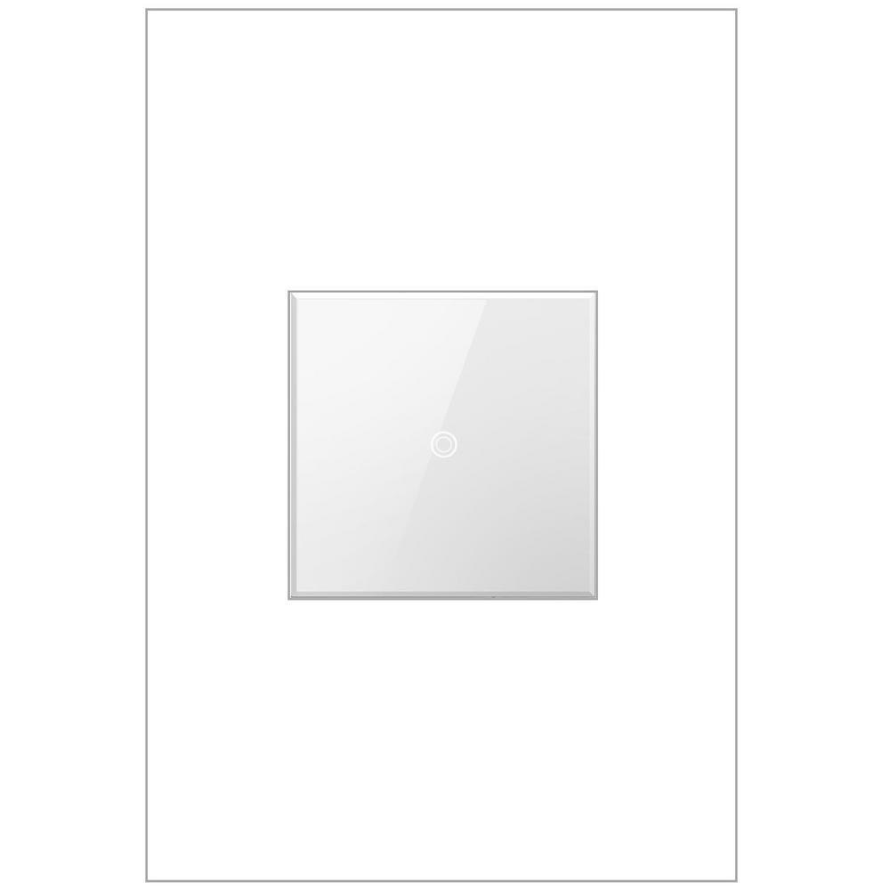 adorne Touch 15 Amp Single-Pole/3-Way Switch, White - Super Arbor