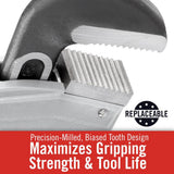 24 in. Model 824 Aluminum Straight Pipe Wrench - Super Arbor