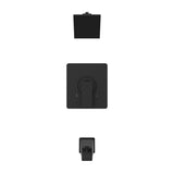 Belanger Single-Handle 1-Spray Tub and Shower Faucet in Matte Black (Valve Included) - Super Arbor