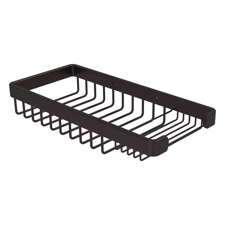 Allied Brass Rectangular Combination Shower Basket in Brushed Bronze