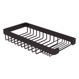Allied Brass Rectangular Combination Shower Basket in Polished Brass
