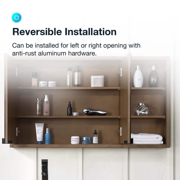 Home Decorators Collection Kordite 42 in. W x 7 in. D x 24 in. H Rectangular Surface Mount Almond Latte Medicine Cabinet with Mirror
