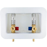 1/2 in. x 3/4 in. MHT Brass Washing Machine Outlet Box with Water Hammer with 1/2 in. Crimp PEX