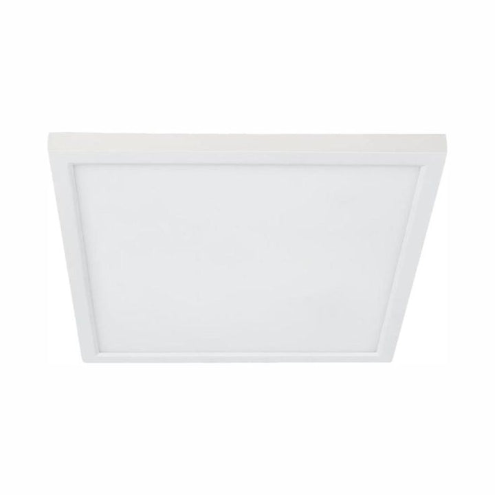 5 or 6 in. J-Box 12 in. W Dimmable White Integrated LED Square Flat Panel Ceiling FlushMount Color Changing CCT (4-Pack)