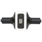 Latitude Matte Black Passage Hall/Closet Door Lever - Super Arbor