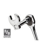 3/8 in. Drive 10-24 mm Crowfoot Wrench Set (10-Piece) - Super Arbor