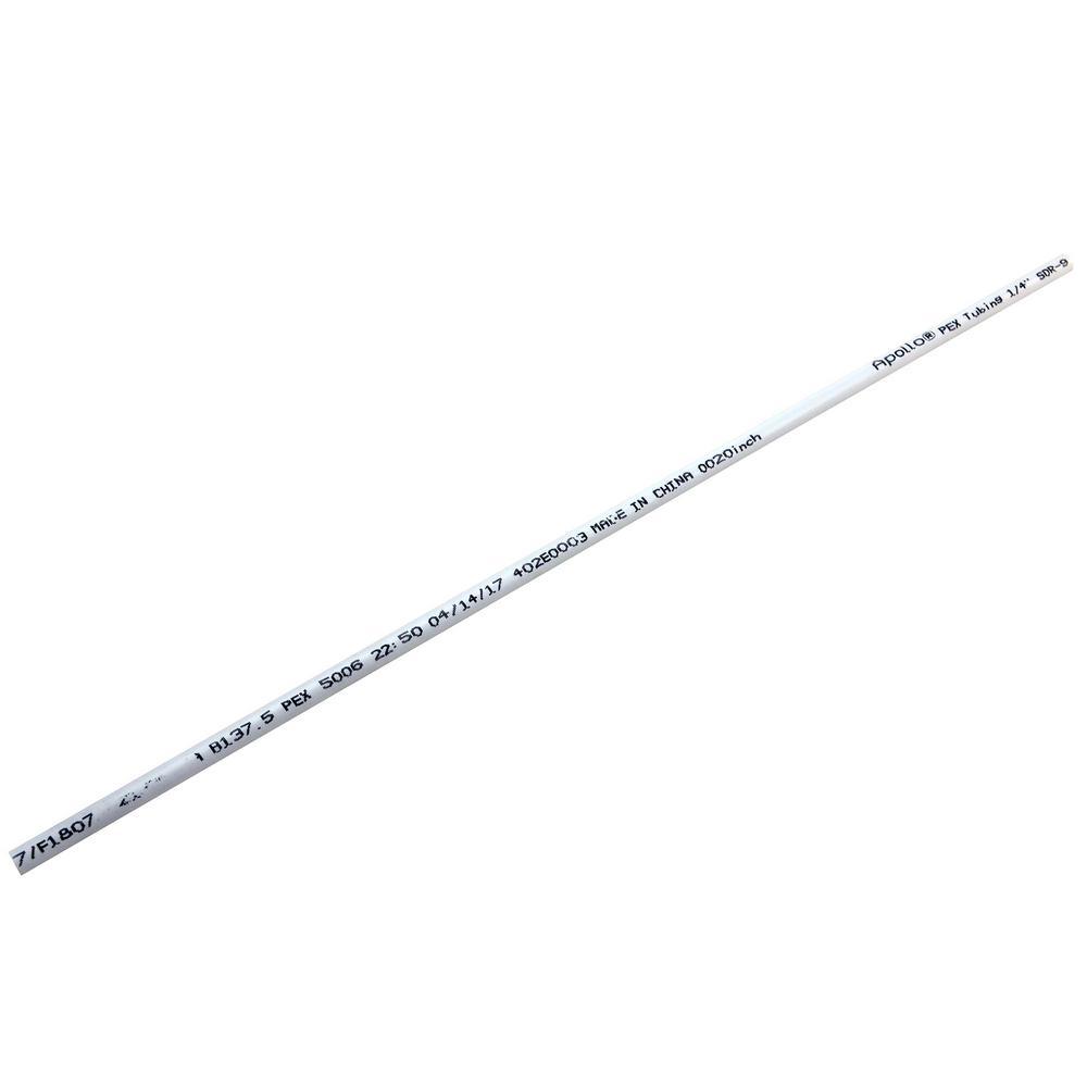3/4 in. x 5 ft. White PEX Pipe - Super Arbor