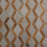 Eternal Oak Brown Diamond Matte Porcelain Mosaic Tile - Lux Tile