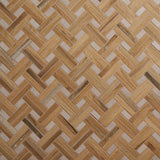 Eternal Birch Brown Basketweave Herringbone Matte Porcelain Mosaic Tile