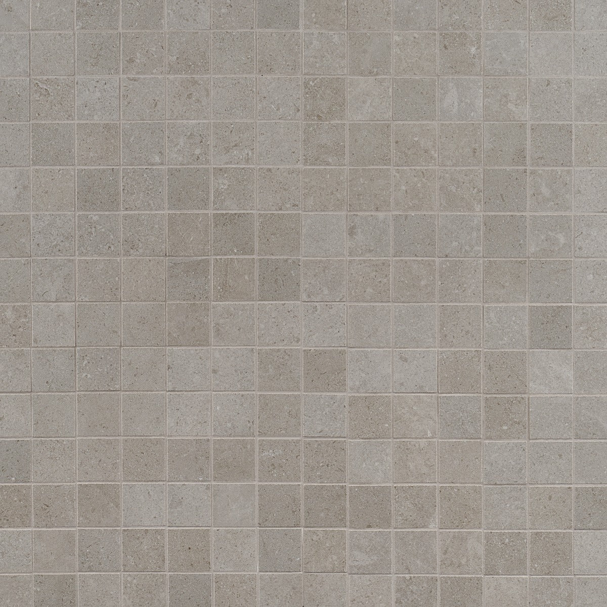 Lux Tile New Rock Fumo Light Gray 2x2 Matte Porcelain Mosaic Tile