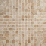 Seville Delfi Beige 2x2 Porcelain Mosaic Tile - Travertine Look