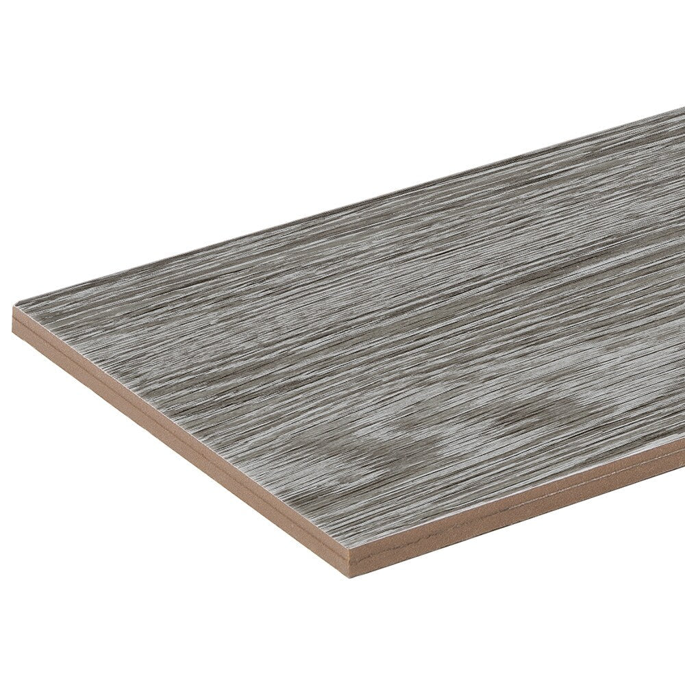 Satori Sedona Silver Oak 6-in x 36-in Matte Porcelain Wood Look Floor Tile