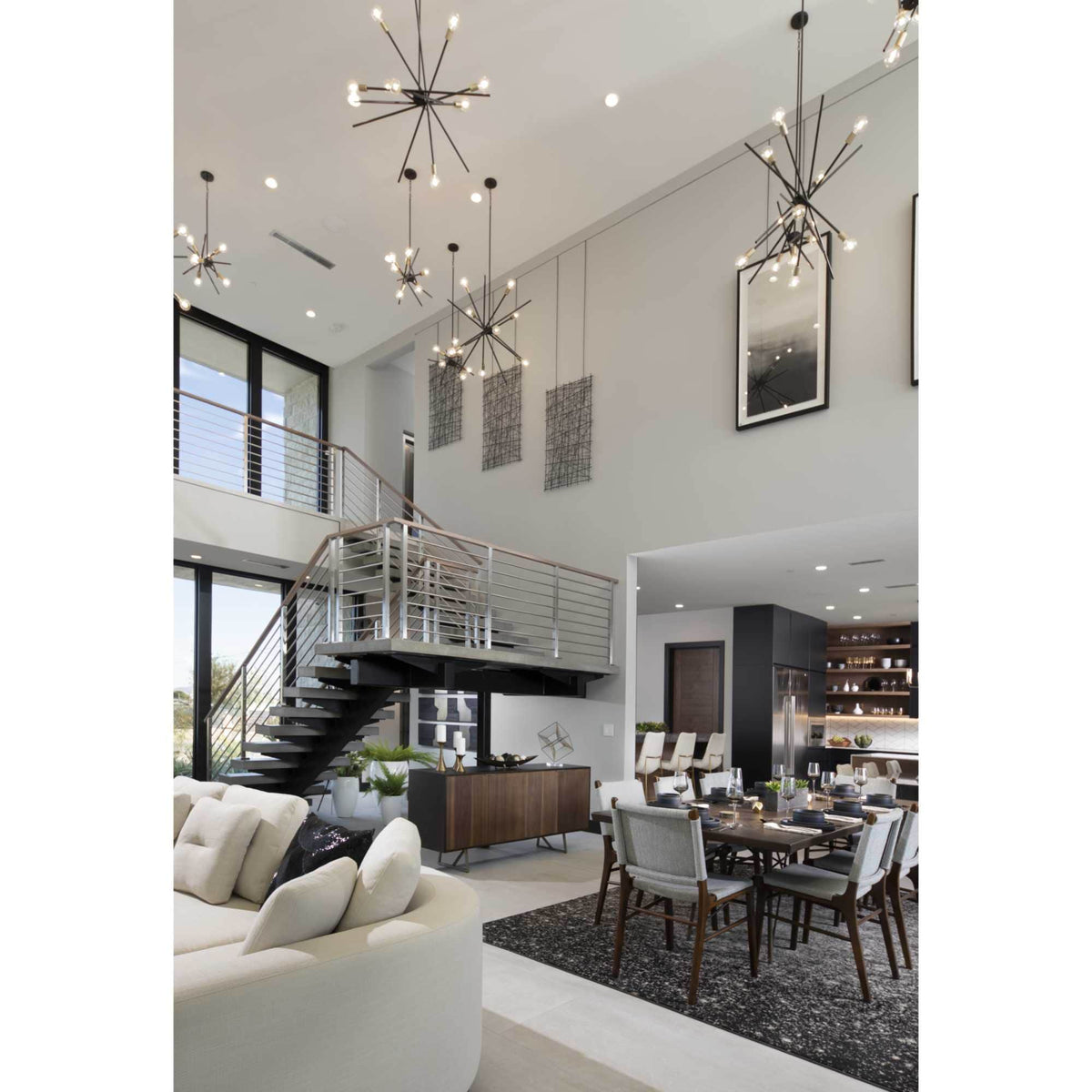 Progress Lighting Astra 6-Light Antique Bronze Modern/Contemporary Chandelier