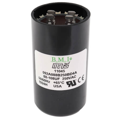 MARS 11045 capacitor - front view (Type: Capacitor; Voltage: 250v, 220v)