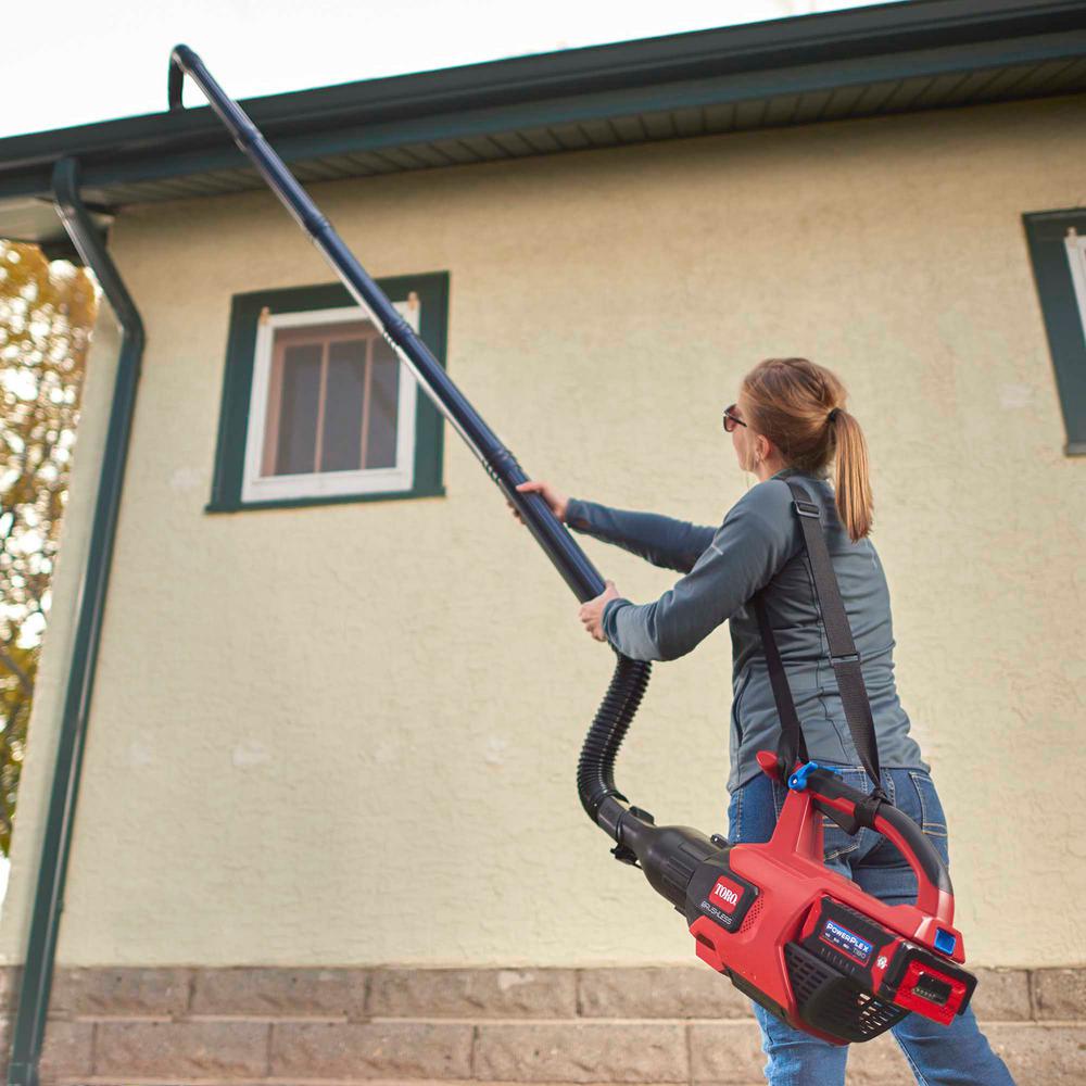 Toro Universal Gutter Cleaning Kit with 11 ft. Reach for Handheld Leaf Blowers Includes Shoulder Strap - Super Arbor