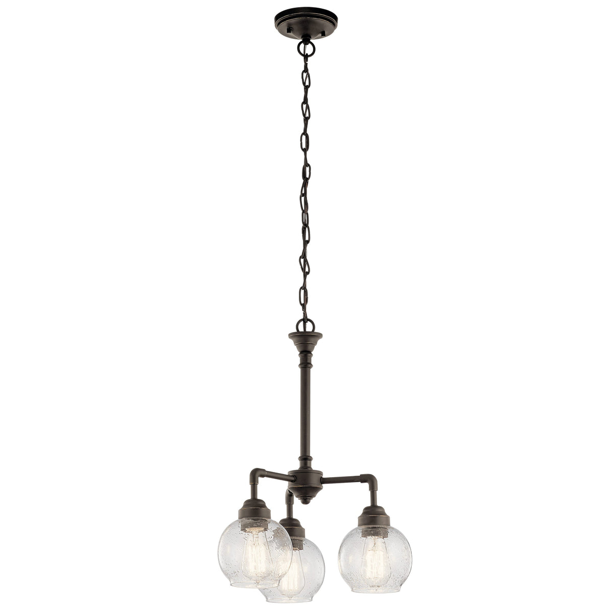 Kichler Niles 3-Light Bronze Transitional Chandelier