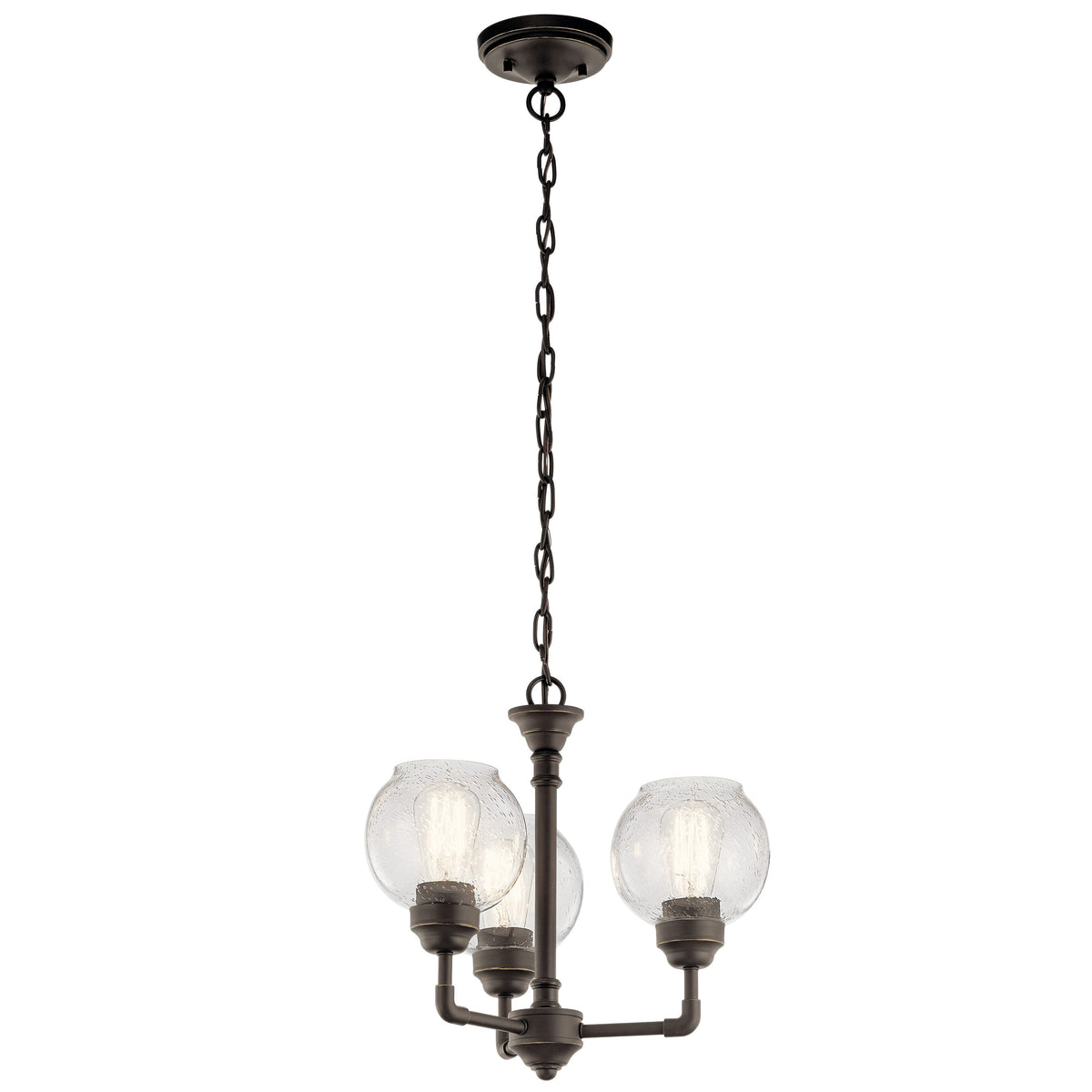 Kichler Niles 3-Light Bronze Transitional Chandelier
